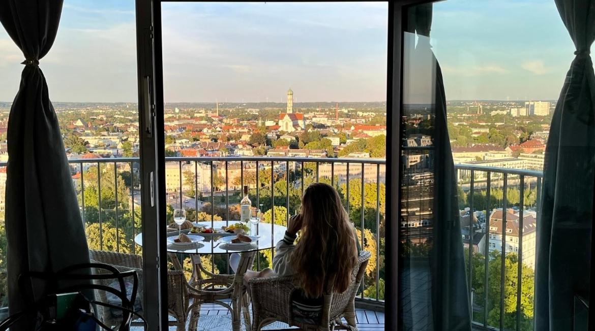Suite-Xxi City View Hotelturm Аугсбург Экстерьер фото