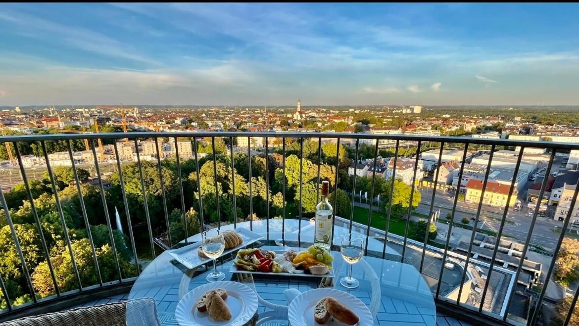 Suite-Xxi City View Hotelturm Аугсбург Экстерьер фото